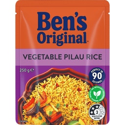 BEN'S ORIGINAL Vegetable Pilau Microwave Rice Pouch 250g image