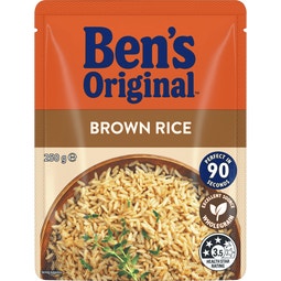 BEN'S ORIGINAL Brown Microwave Rice Pouch 250g image