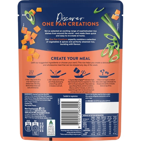 Ben's Original One Pan Indonesian Style Nasi Goreng Rice 250g