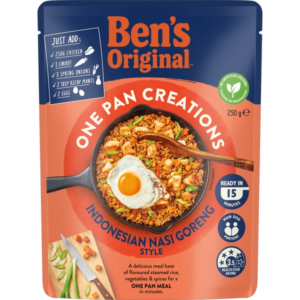 Ben's Original One Pan Indonesian Style Nasi Goreng Rice 250g