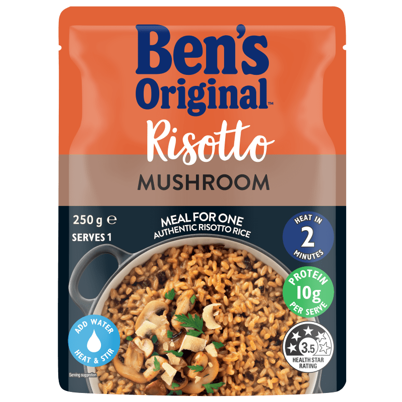 Ben's Original Mushroom Risotto Microwave Rice Pouch 250g Ben's Original